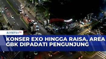 Sejumlah Event Digelar Bersamaan di GBK, Arus Lalu Lintas Padat | KOMPAS MALAM
