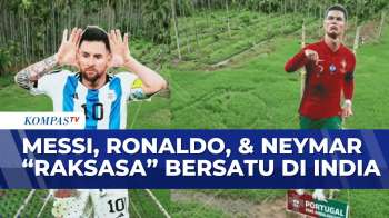 Euforia Piala Dunia 2026, Warga India Buat Gambar Raksasa Messi, Ronaldo, & Neymar