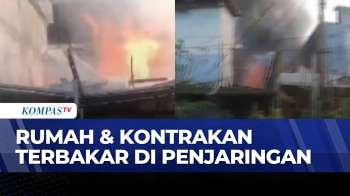 Kebakaran Hanguskan 5 Rumah & 20 Kontrakan di Penjaringan Jakarta Utara | SAPA MALAM