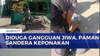 Tegang, Pria Diduga Gangguan Jiwa Bersajam Sandera Keponakannya Usia 3 Tahun di Depan Makoramil
