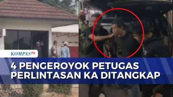 Viral! Petugas Perlintasan KA Dikeroyok, 4 Pelaku Berhasil Ditangkap Polisi