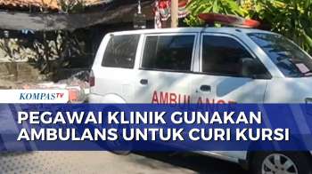 Pegawai Klinik Nekat Curi Kursi Besi Pemkot Surabaya dengan Ambulans | BERITA UTAMA
