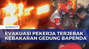 Pekerja Terjebak di Lantai 15 Saat Gedung Bapenda Kebakaran, Korban Dievakuasi Kondisi Selamat
