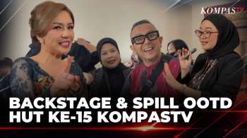 Yuk, Kita Intip Persiapan Tim di Ruang Makeup dan Spill OOTD Host di Malam Puncak HUT ke-15 KompasTV