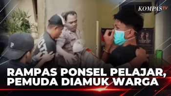 Todongkan Pistol Mainan Saat Rampas Ponsel Pelajar, Pelaku Begal Di Garut Diamuk Warga | BERUT