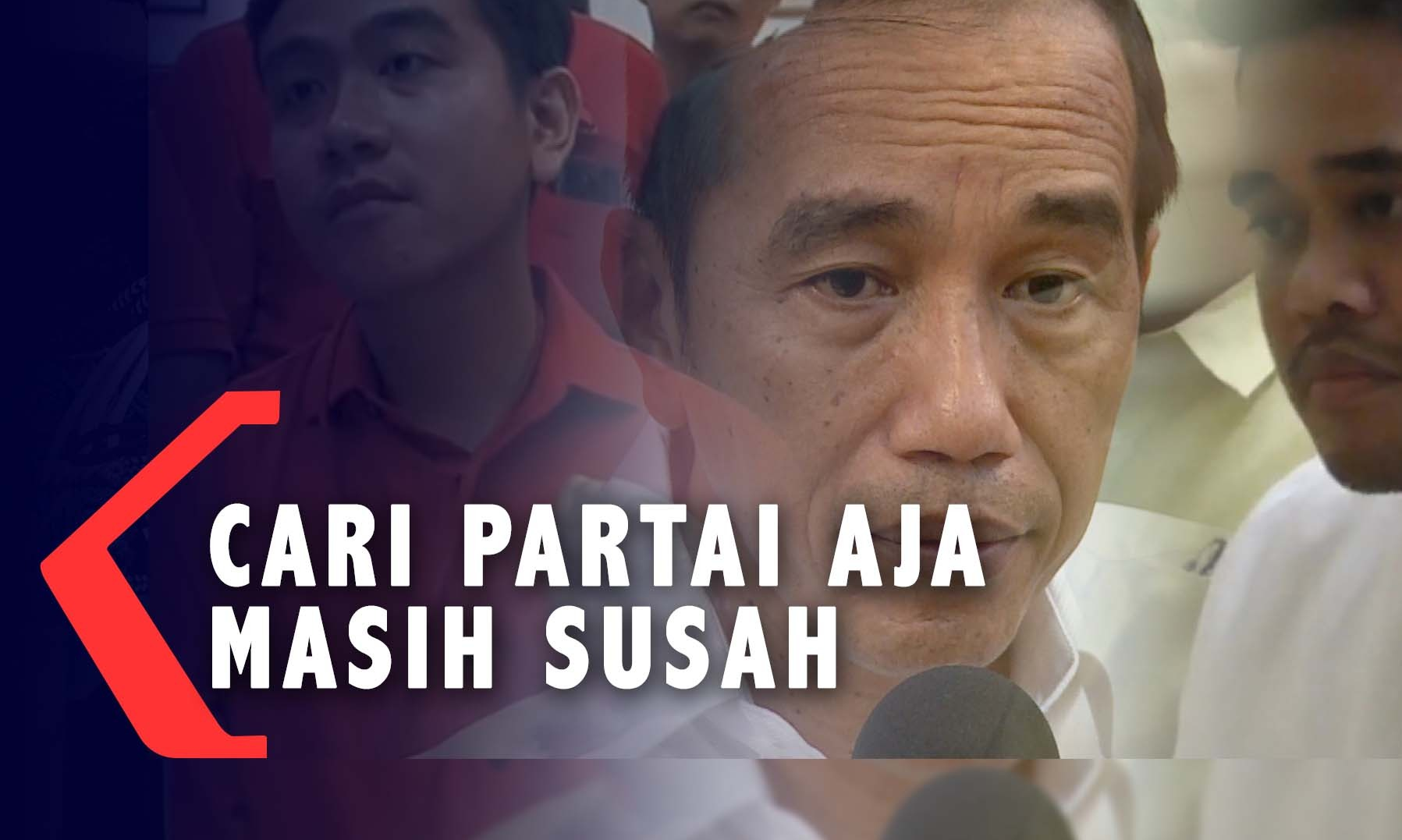 Jokowi Bantah Dinasti Politik, Akui Gibran dan Bobby Susah Cari Partai