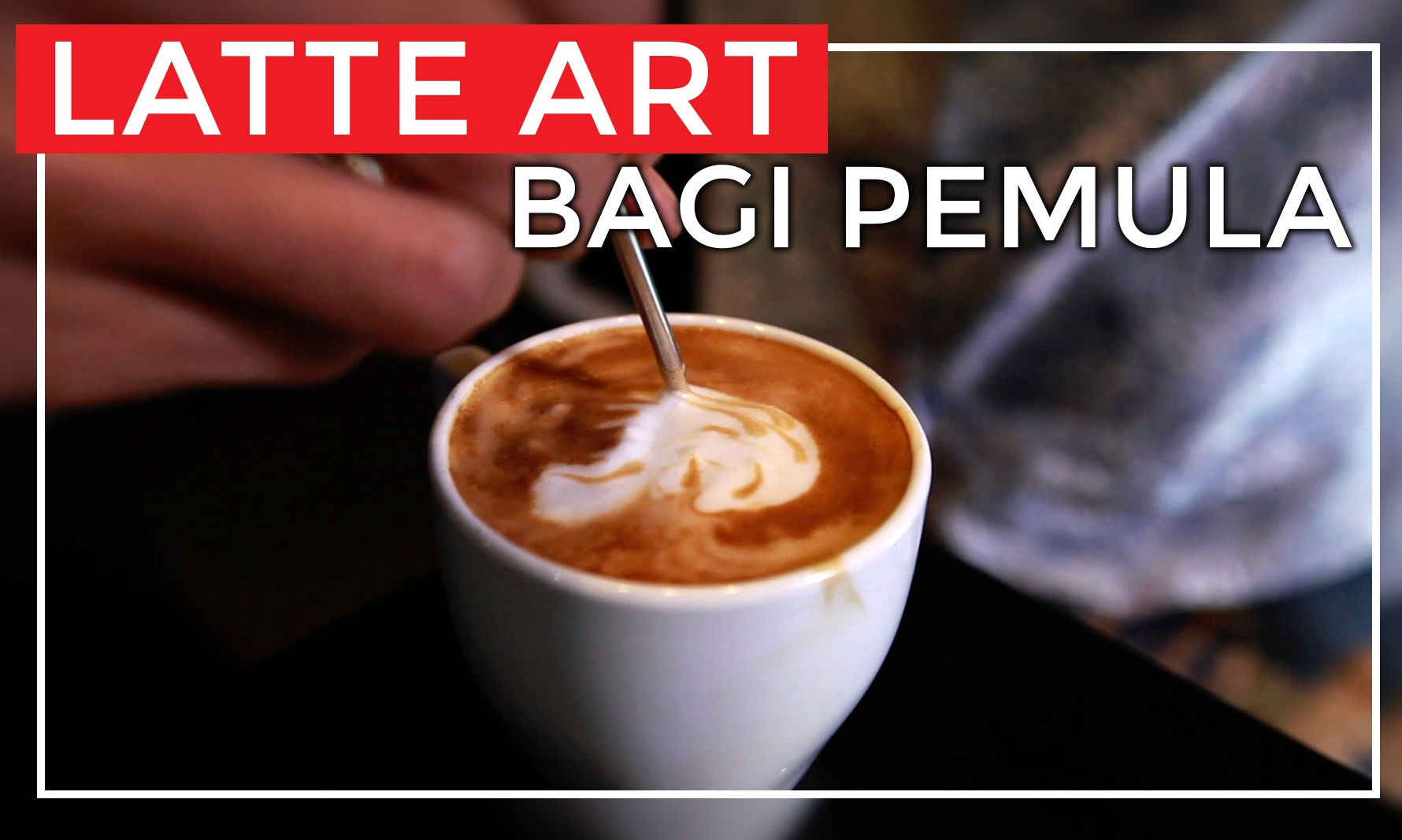 Teknik Latte Art Etching Curahan Seni Barista