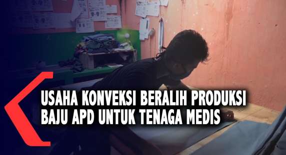 Usaha Konveksi Beralih Produksi Baju Apd Untuk Tenaga Medis
