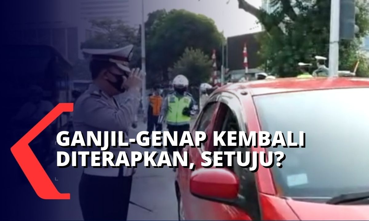 Hari Ini! Penerapan Ganjil Genap Diberlakukan kembali di DKI Jakarta