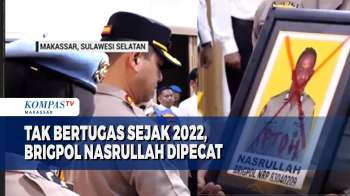 Tak Bertugas Sejak 2022, Brigpol Nasrullah Dipecat