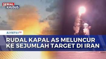 Komando Pusat Militer AS Rilis Rekaman Kapal Perang Tembakkan Rudal ke Iran | BU