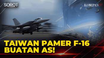 Taiwan Pamer Jet Tempur F-16 Buatan AS! Bikin Panas China?