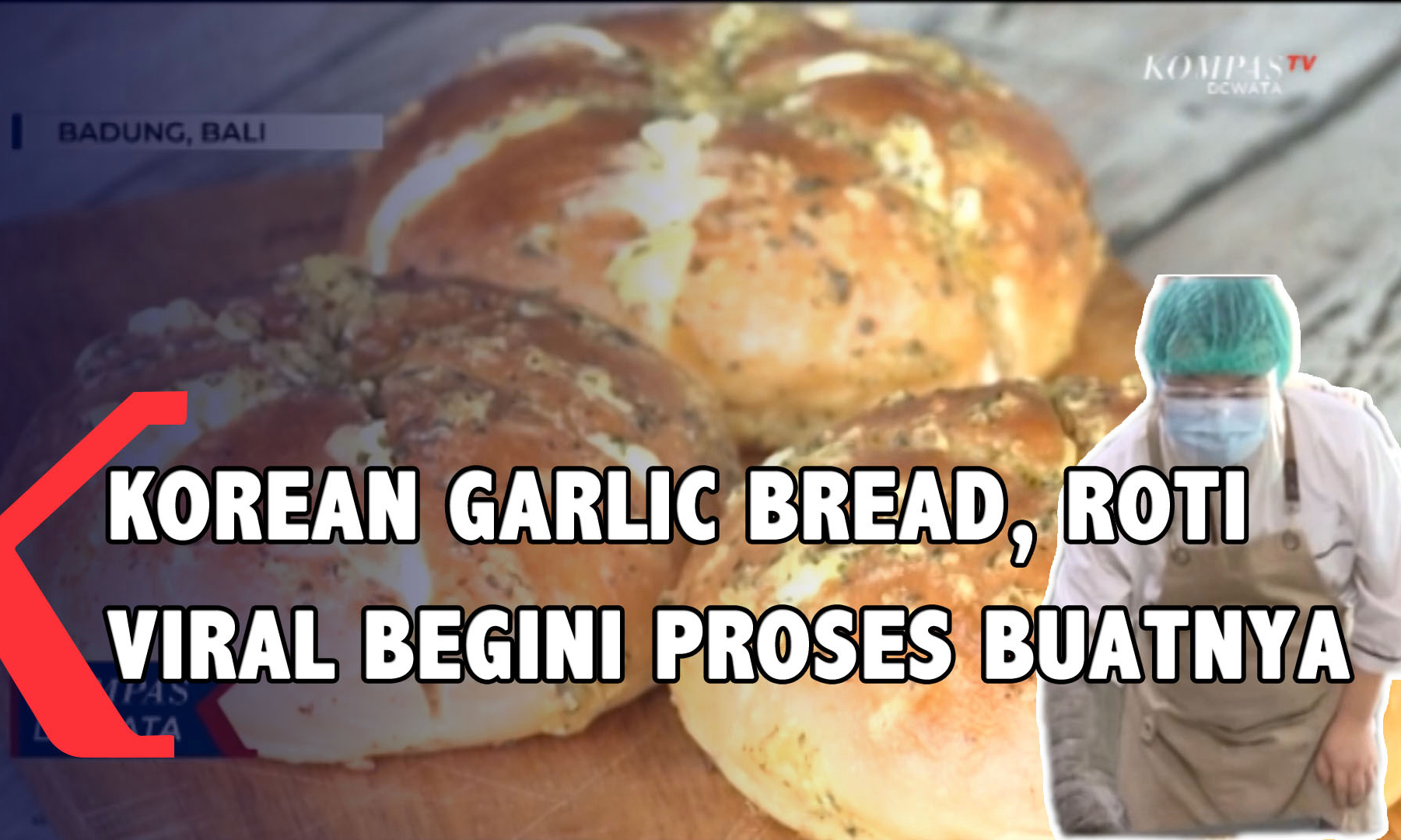 Korean Garlic Bread, Roti Korea Dengan Rasa Yang Otentik