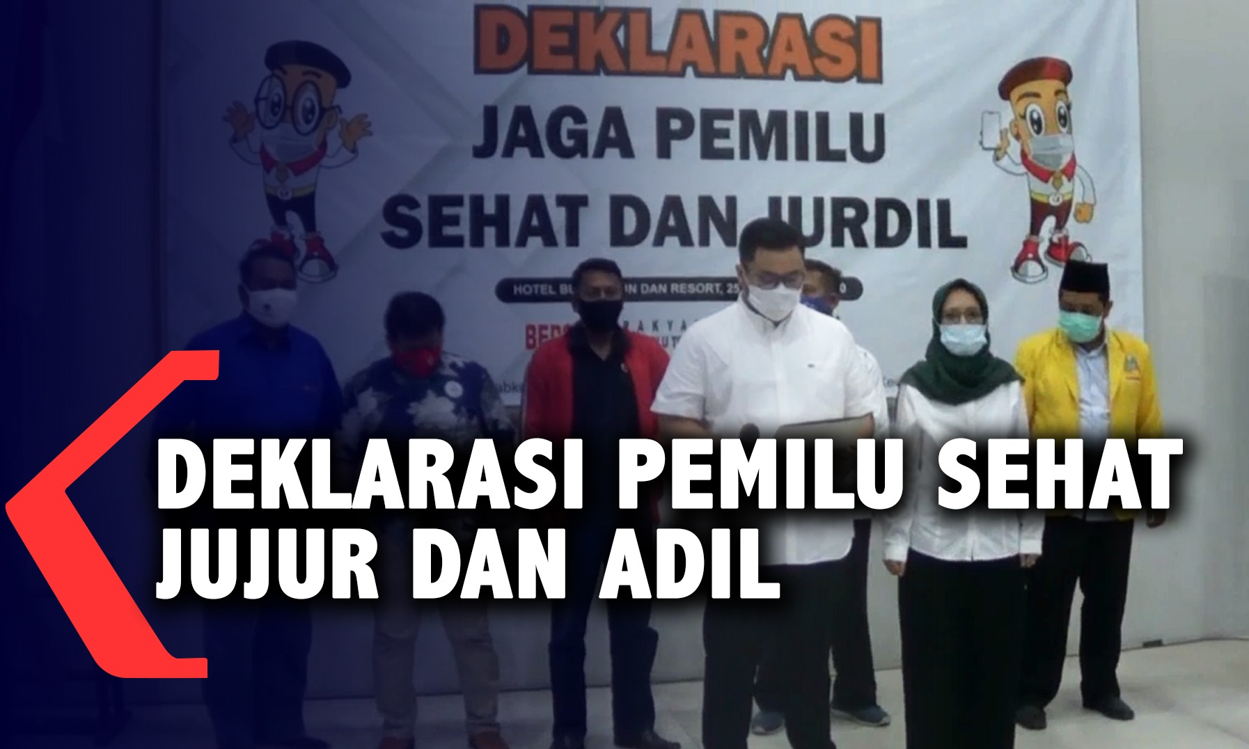 Bawaslu Kabupaten Kediri Gelar Deklarasi Pilkada Sehat, Jujur Dan Adil