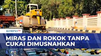 Pemusnahan Minuman Keras Dan Rokok Tanpa Cukai | BORGOL