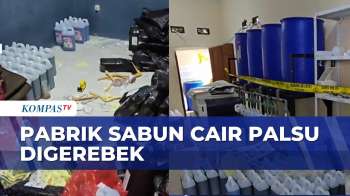 Detik-Detik Pabrik Sabun Cair Palsu Di Bekasi Digerebek | KOMPAS MALAM