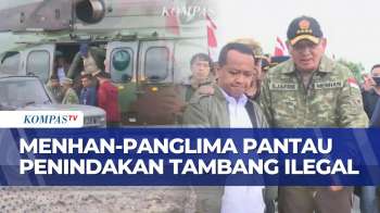 Menhan, Menteri ESDM Hingga Panglima TNI Sidak Penindakan Tambang Ilegal Di Bangka Belitung