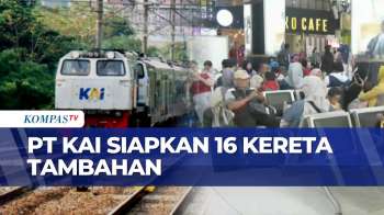 Stasiun Gambir Dipadati Pemudik, PT KAI Daop 1 Jakarta Siapkan 16 Kereta Tambahan