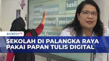 Inovatif! Disdik Kalteng Terapkan Papan Tulis Digital, 30 Unit Digunakan Di SMKN 4 Palangka Raya