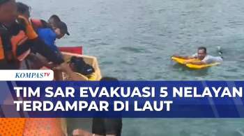 5 Nelayan Terdampar Di Pulau Segama, Tim SAR Bantu Evakuasi  | INDONESIA UPDATE