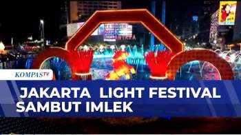 Jelang Tahun Baru Imlek, Lampion Merah Hiasi Jakarta | KOMPAS MALAM