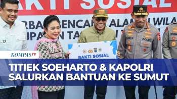 Titiek Soeharto Dan Kapolri Tinjau Huntara Dan Salurkan Bantuan Korban Bencana Sumut | IU