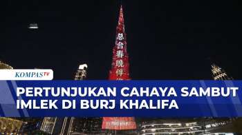 Sambut Tahun Baru Imlek, Pertunjukan Cahaya Spektakuler Di Burj Khalifa | SAPA PAGI