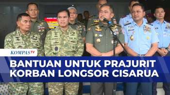 Prajurit Korban Longsor Cisarua Terima Santunan Dan Bantuan Rumah| JMP