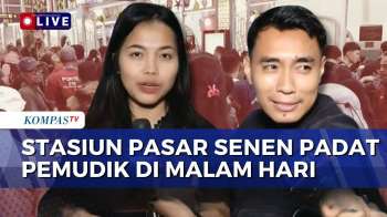 Padat! 24 Ribu Pemudik Berangkat dari Stasiun Pasar Senen, Begini Situasinya | 17 MARET 2026