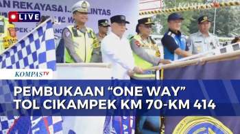 Menhub Buka 'One Way' Arus Mudik Lebaran Tol Cikampek KM 70 Hingga KM 414 | 18 MARET 2026