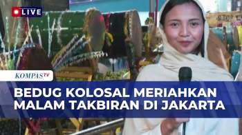 Diguyur Hujan! Pantauan Malam Takbiran di Jakarta: Pawai Obor hingga Bedug Kolosal di Bundaran HI