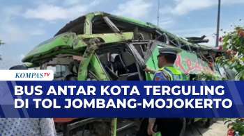 Sopir Bus Kabur Usai Kecelakaan di Tol Jombang -  Mojokerto Hingga Menewaskan 1 Orang | BERITA UTAMA