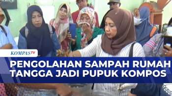 Aktivitas Ibu-Ibu Di Jember Olah Sampah Rumah Tangga Jadi Pupuk Kompos | SAPA SIANG