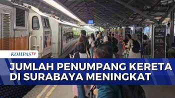 Libur Sekolah, Jumlah Penumpang Kereta Di Surabaya Naik 8 Persen | SAPA SIANG