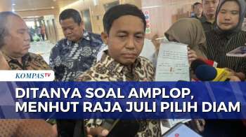 Menhut Raja Juli Pilih Diam saat Ditanya Wartawan soal Amplop Bupati Kuansing | KOMPAS MALAM