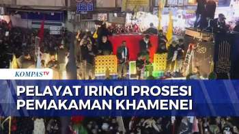 Peti Jenazah Ali Khamenei Tiba Di Karbala, Pelayat Iringi Prosesi Pemakaman | BERUT