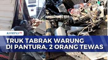Truk Air Mineral Diduga Rem Blong Tabrak Warung di Cirebon, Ibu dan Bayi Tewas | BERITA UTAMA