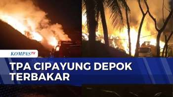 Insiden TPA Cipayung Depok Terbakar, 10 Damkar Dikerahkan | KOMPAS MALAM