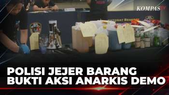 Polisi Sita Barang Bukti Usai Aksi Massa: Ada Senjata Tajam Hingga Obat-Obatan Terlarang | BORGOL