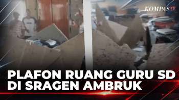 Plafon Ruang Guru SD Di Sragen Ambruk Saat Jam Istirahat, Dua Guru Terluka | SAPA SIANG