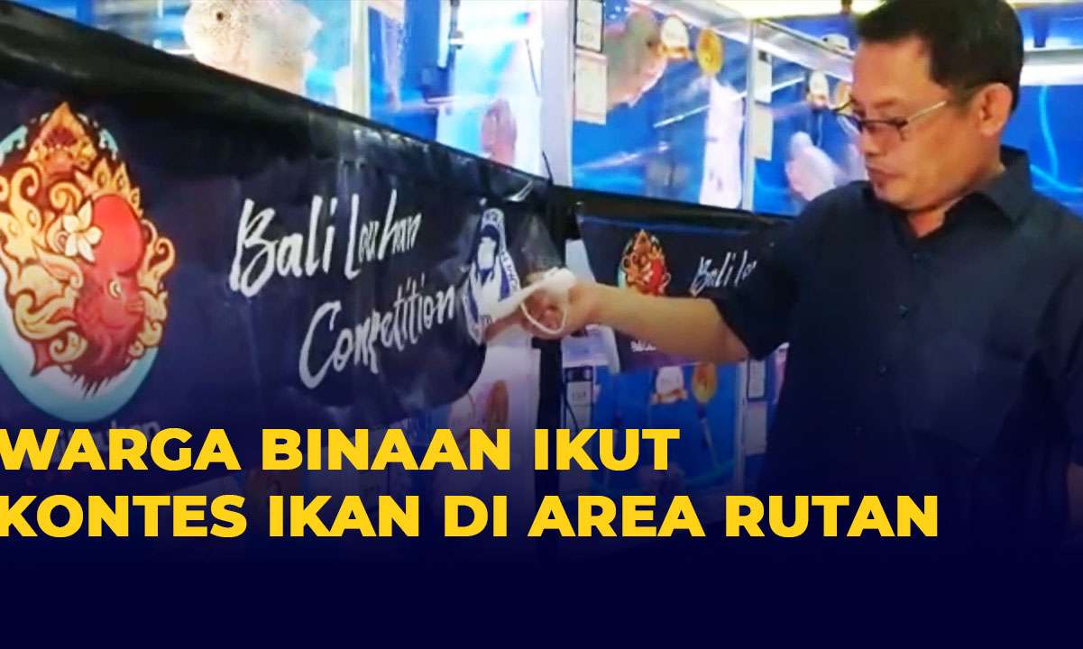 Warga Binaan Ikut Kompetisi Ikan Louhan di Rutan