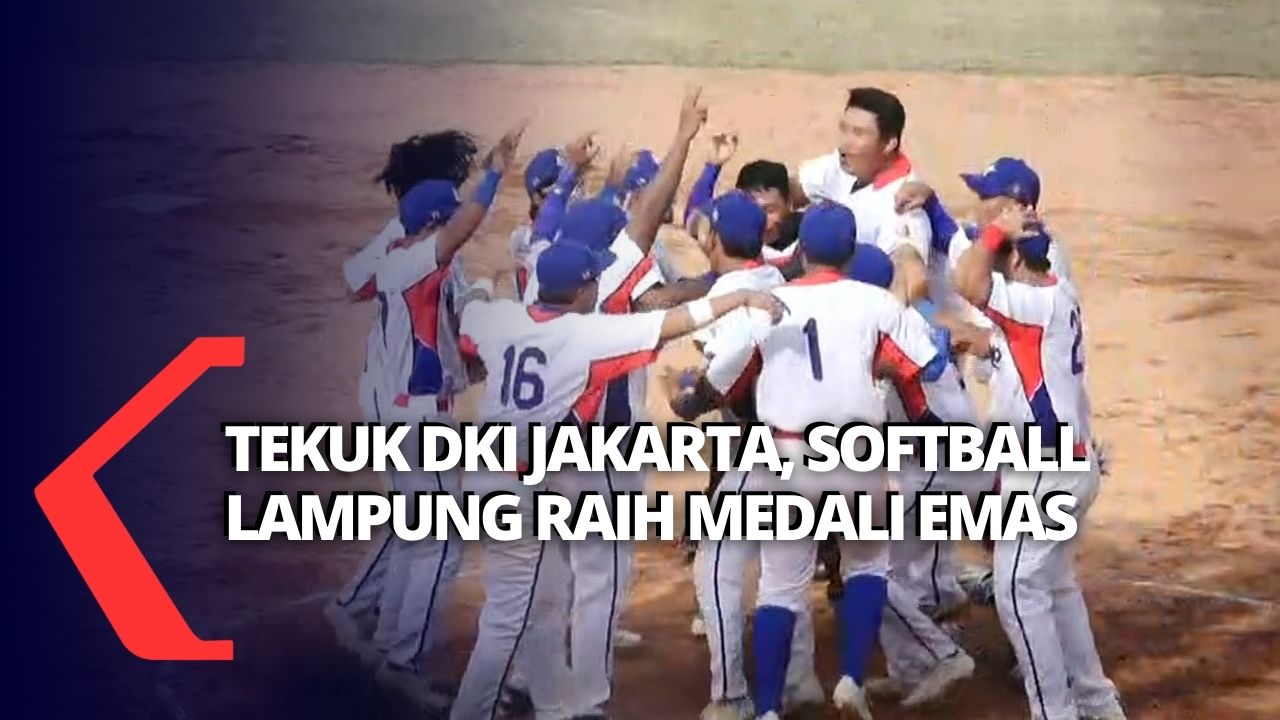 Kalahkan DKI Jakarta, Tim Softball Lampung Raih Medali Emas