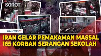Iring-iringan Pemakaman Massal 165 Siswi Di Iran, Korban Tewas Di Minab Imbas Serangan 28 Februari