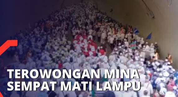 Terowongan Mina Sempat Mati Lampu Saat Jemaah Hendak Lempar Jumrah