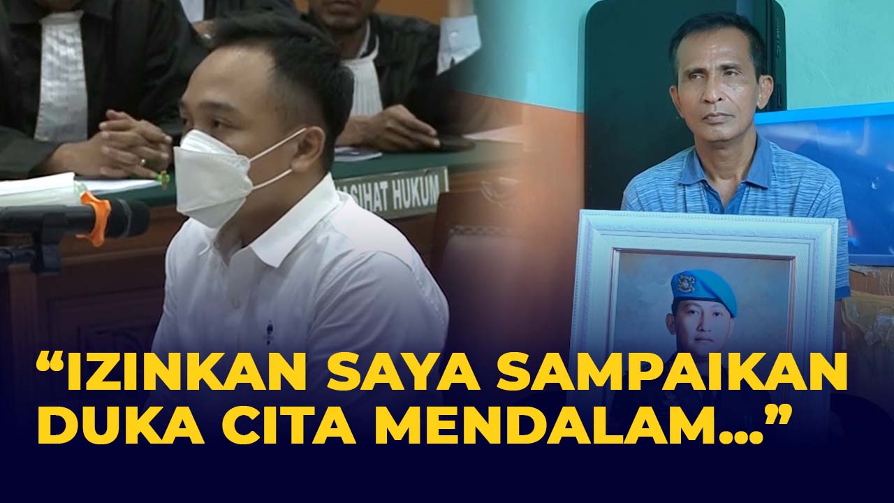 Momen Ricky Rizal Sampaikan Duka Cita Kepada Keluarga Brigadir Yosua di ...