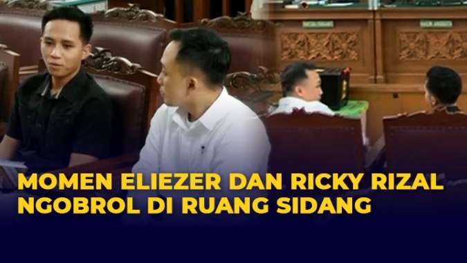 Momen Eliezer dan Ricky Rizal Ngobrol di Ruang Sidang PN Jaksel