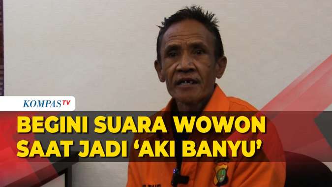 Begini Saat Wowon Serial Killer Peragakan Suara Aki Banyu untuk ...