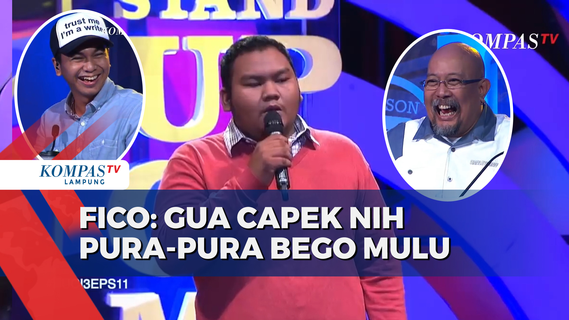 PECAH! Stand Up Fico Takut Jadi Bego Beneran Bikin Radit Dan Indro Warkop Ngakak...