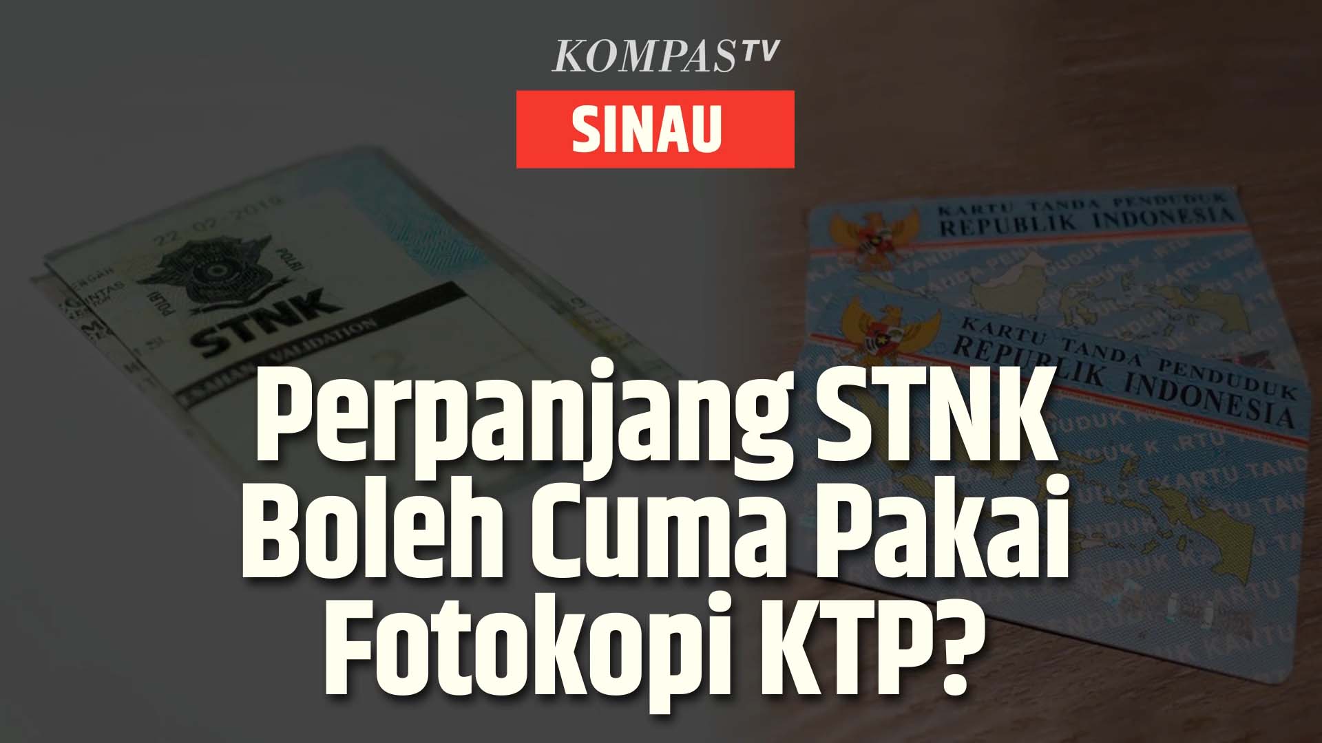 Video: Cuma Bawa Fotokopi KTP Boleh Dipakai Buat Bayar Pajak STNK? | SINAU
