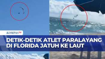 Parasut Terhempas Angin Kencang, Atlet Paralayang Di Florida AS Jatuh Ke Laut | BERUT
